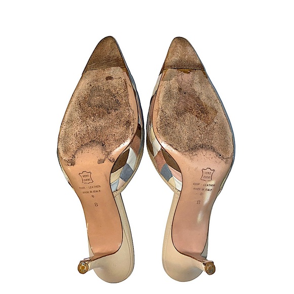 Bruno Magli patchwork mules - Picture 4 of 5